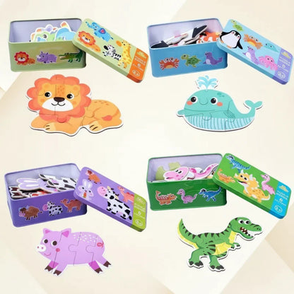 BrainBox – Lære & Lege – 3D træpuslespil