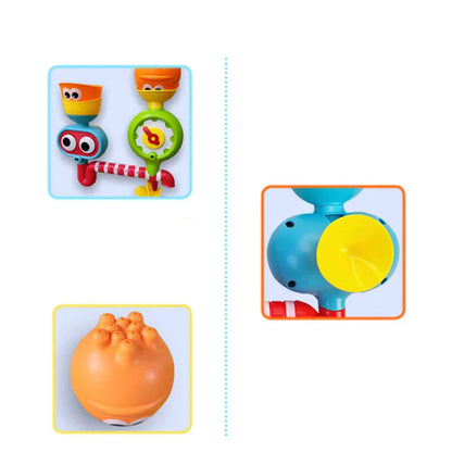 Waterwheel Fun™ – Drej og Plask vandhjul – Babylegetøj til badekar