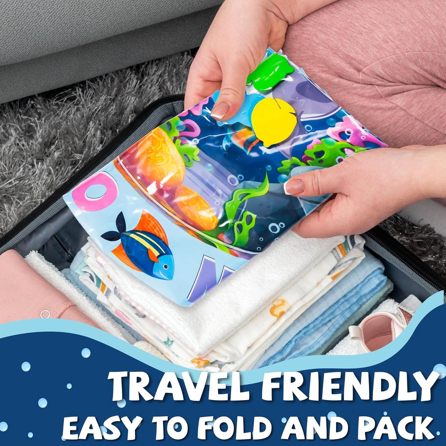 TinyWave – Munter & udviklende – Baby Sensorisk vandmåtte