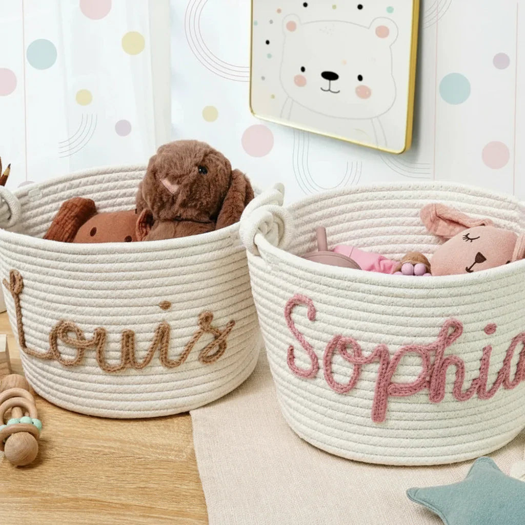 CuddleBasket – Sød & personlig – Personlig blekurv