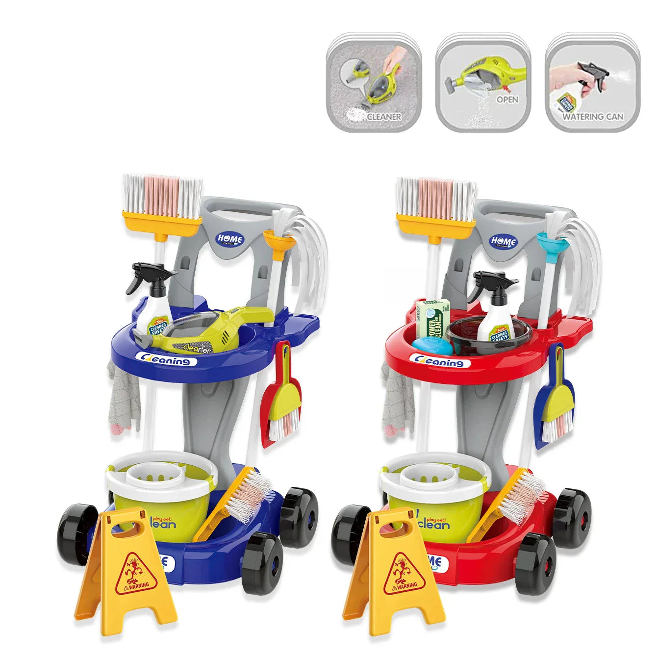 CleanPlay – Lærerigt og sjovt – Legetøj Rengøringsvogn