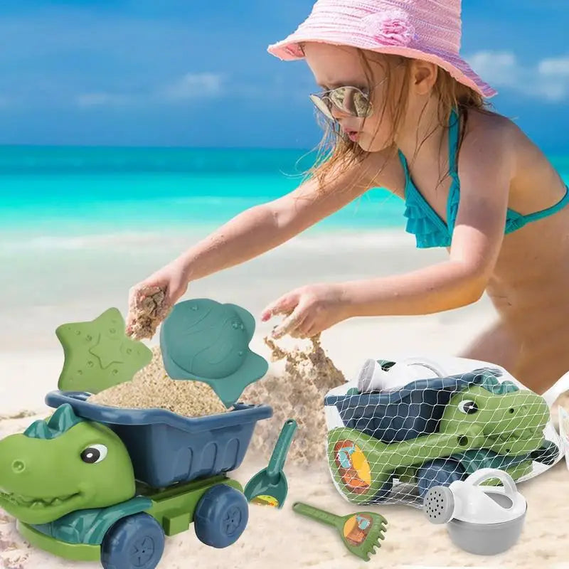 Beach Dino Set™ – Byg dit slot – Dinotruck-stranden