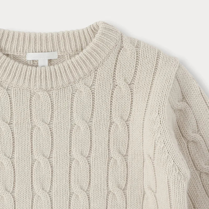 CozyWool – Varm og behagelig – Børnetrøje i fin uldblanding