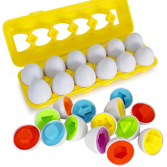 Egg Puzzle™ - Hjernespil for børn - Kreativ æggeboks