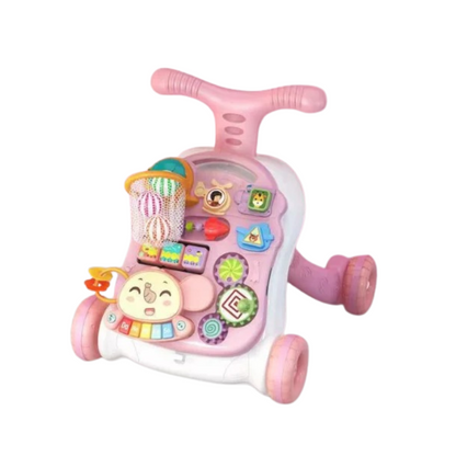 BrightNest – Sikker og interaktiv – 3-i-1 løbetræner og legecenter