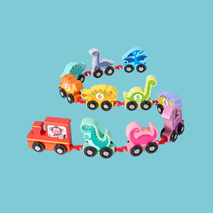 Tiny Express™ – Farvelægning og formning - Toglegetøj af træ